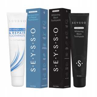 Seysso Carbon Black bieliaca zubná pasta 75 ml